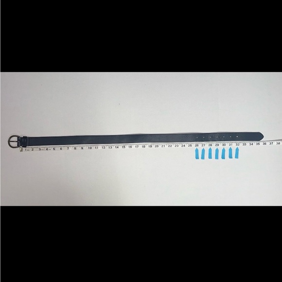 Madewell Belt Women’s XS Black Brass Buckle 26-32” Genuine Italian Leather - Picture 11 of 12